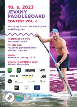 Jevany, paddleboard 2023